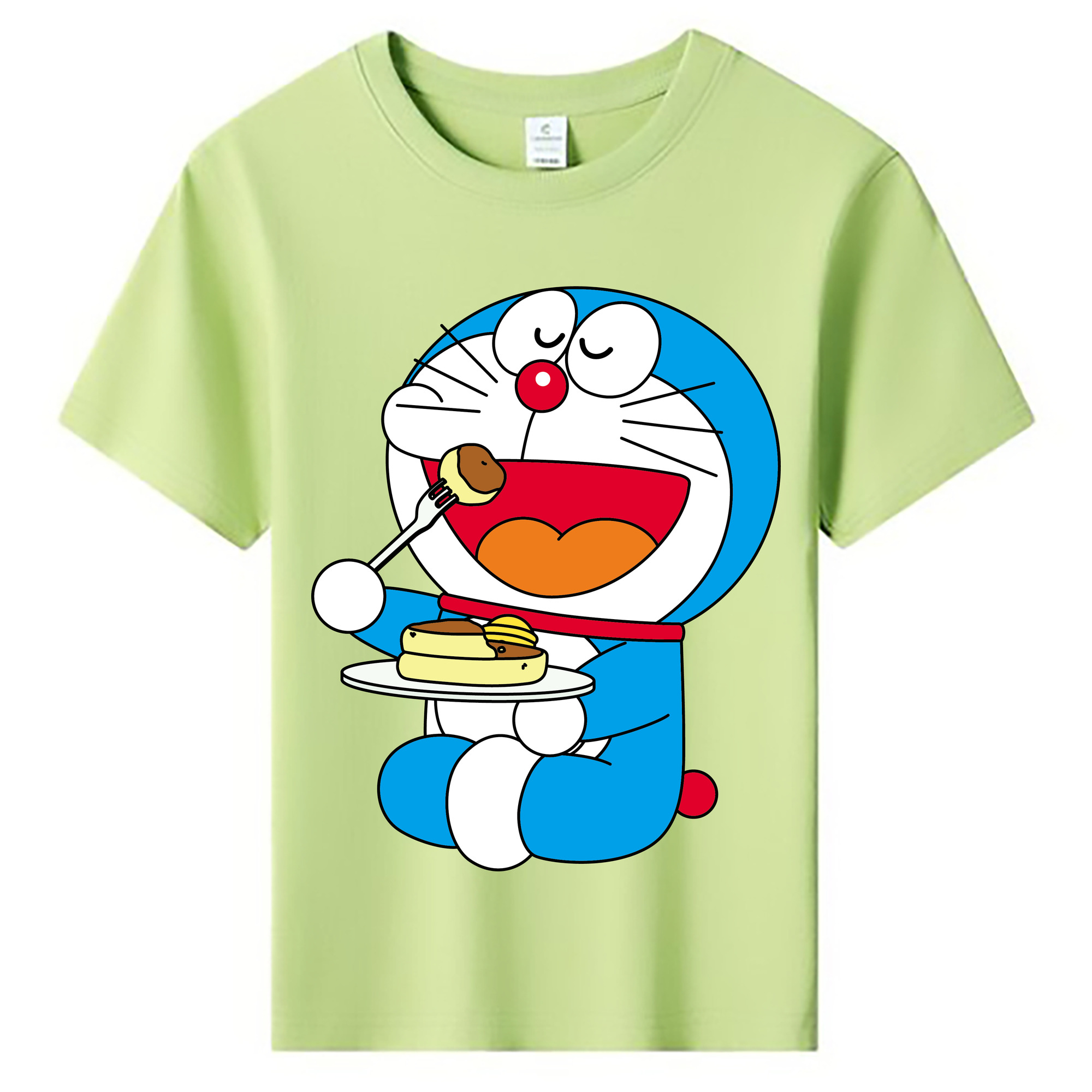（画像用） ドラえもん Doraemon 綿100％キッズTシャツ（フロントプリント）